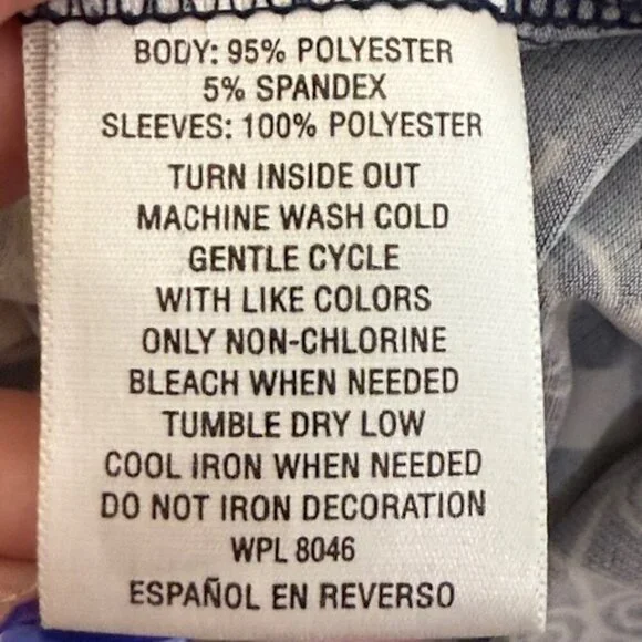 JM Collection Women's Blouse Floral Top Size 2XL Rhinestones Peasant Long Sleeve - Picture 4 of 11